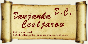 Damjanka Češljarov vizit kartica
